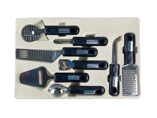 Maletin utensilios de cocina 32 piezas interior 2