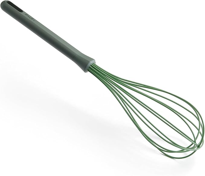 Batidor varilla Inox silicona verde 32cm